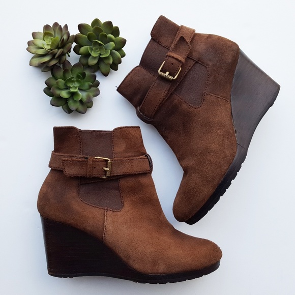 Lauren Ralph Lauren Shoes - Lauren Ralph Lauren Yasline Suede Wedges